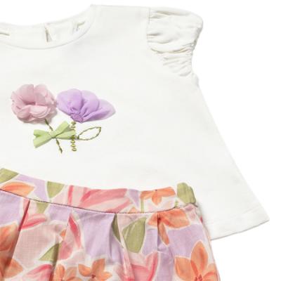 Picture of Mayoral Toddler Girls Summer Blossom Shorts Set X 2 - Blossom Pink