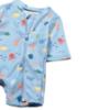 Picture of Mayoral Newborn Boys Sealife Swim Suit & Sunhat Set X 2 - Blue Multi