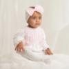 Picture of Caramelo Kids Baby Girls Summer Frill Bodice & Bow Headband Set X 2 - Ivory Pink
