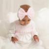 Picture of Caramelo Kids Baby Girls Summer Frill Bodice & Bow Headband Set X 2 - Ivory Pink