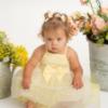 Picture of Caramelo Kids Toddler Girls Summer Occasion Strappy Party Dress - Lemon