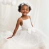 Picture of Caramelo Kids Girls Summer Occasion Strappy Party Dress - Ivory