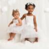 Picture of Caramelo Kids Girls Summer Occasion Strappy Party Dress - Ivory