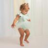 Picture of Caramelo Kids Baby Girls Summer Tulle Bow Romper - Mint Green