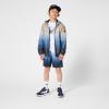 Picture of BOSS Boys Mini Me Lace Up Logo Trainers - Navy