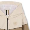 Picture of BOSS Toddler Boys Mini Me Hooded Windbreaker - Dark Stone