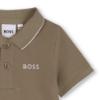 Picture of BOSS Toddler Boys Short Sleeve Polo - Dark Stone