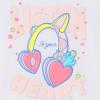 Picture of Billie Blush Girls Headphone Top & Tulle Skirt Set x 2 -  White Pink Fluo Multi