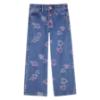 Picture of Billie Blush Girls Sun Kisses Top & Heart Denims Set x 2 -  Lime Fluo Multi