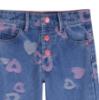 Picture of Billie Blush Girls Sun Kisses Top & Heart Denims Set x 2 -  Lime Fluo Multi