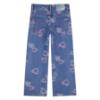 Picture of Billie Blush Girls Sun Kisses Top & Heart Denims Set x 2 -  Lime Fluo Multi