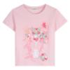 Picture of Billie Blush Girls Pony Top & Diamante Denim Shorts Set x 2 -  Pink Blue Multi
