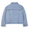Picture of Billie Blush Girls Diamante Lightweight Denim Jacket -  Blue Multi