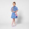 Picture of Billie Blush Girls Sequin Heart & Rainbow Crossbody Bag - Pink Multi