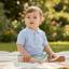 Picture of BOSS Toddler Boys Short Sleeve Polo - Pale Blue