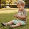 Picture of BOSS Toddler Boys Logo Aqua Slide Sandals - Stone