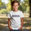 Picture of BOSS Toddler Boys Short Sleeve T-Shirt - White