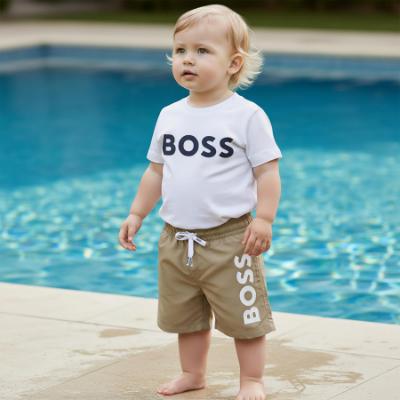 Picture of BOSS Toddler Boys Classic Swim Shorts - Dark Stone