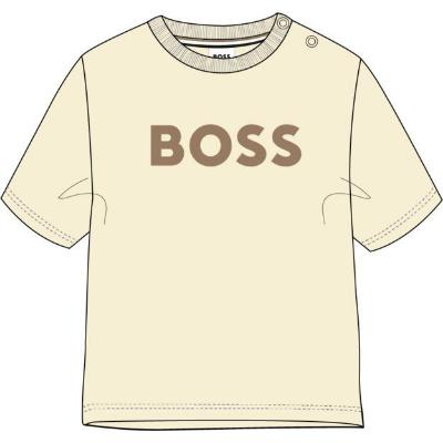 Picture of BOSS Toddler Boys Short Sleeve T-Shirt - Sand
